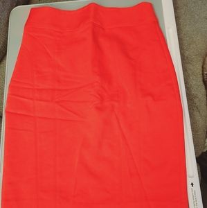 Express Coral Pencil Skirt